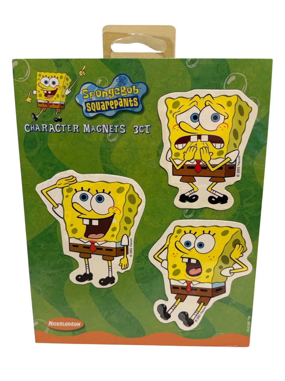 Vintage 2002 SpongeBob Squarepants Character Magnets 3ct Starpoint NEW Sealed